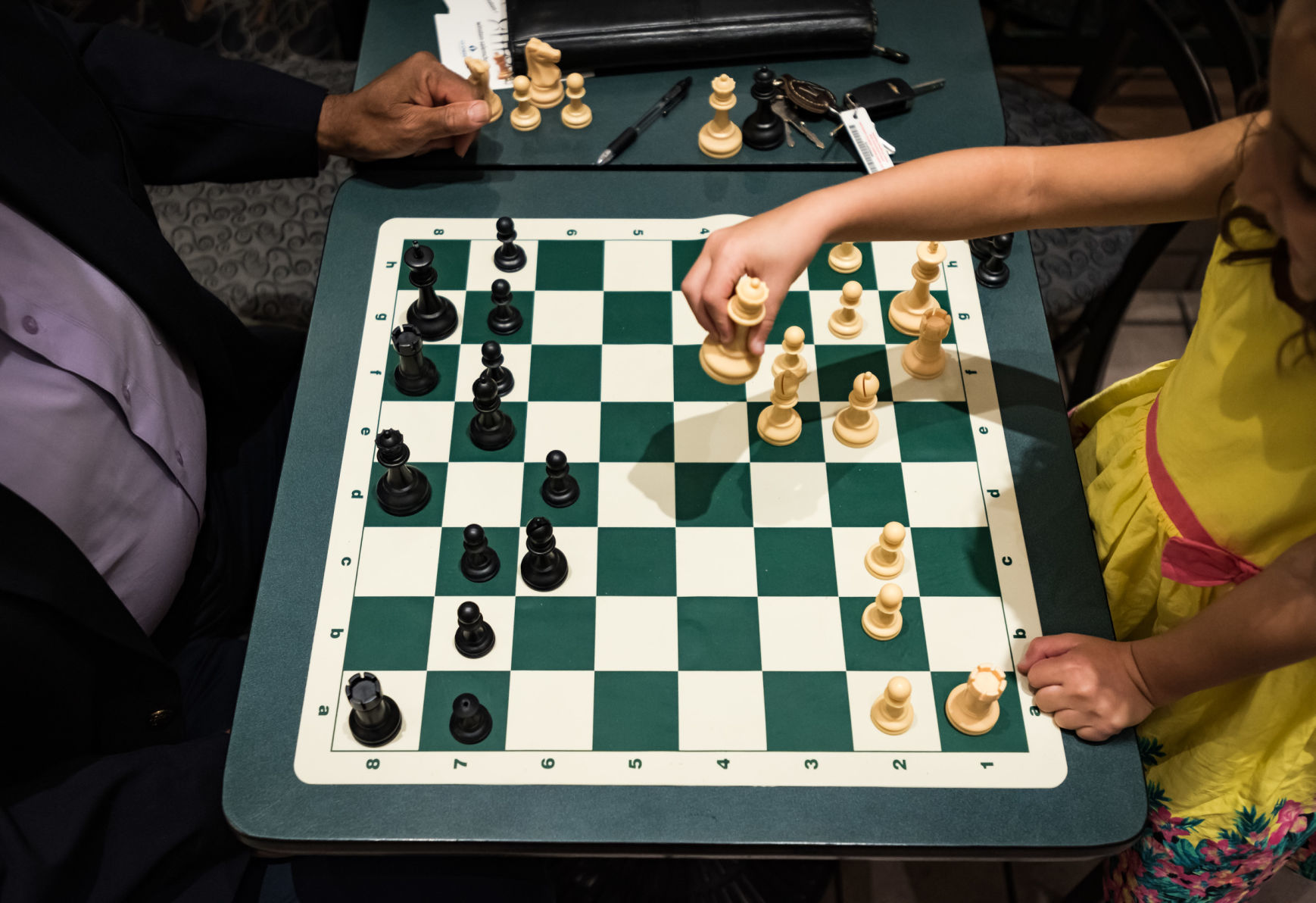 Celine Atassi 5 Year Old Chess Player